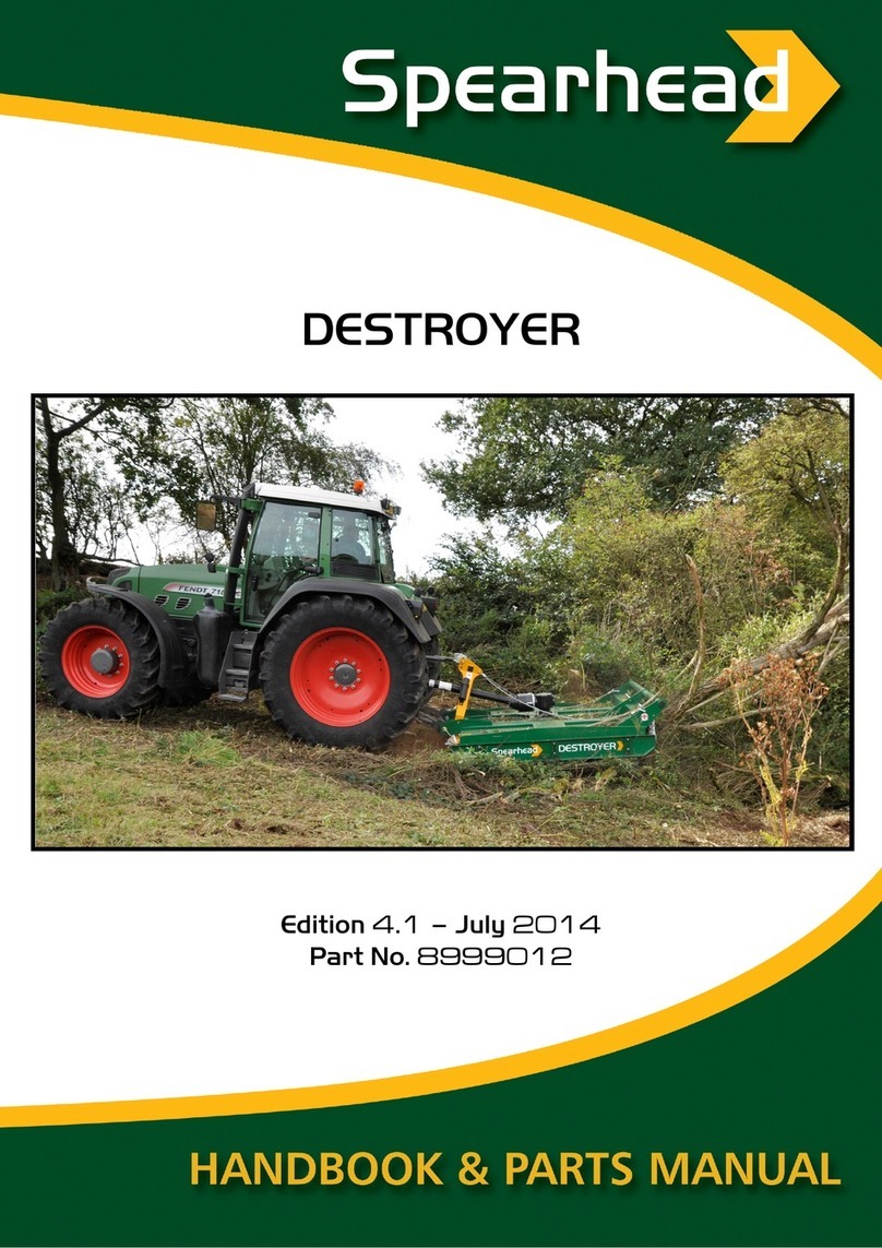 Spearhead DESTROYER Handbook & Parts Manual Spearhead DESTROYER Handbook & Parts Manual