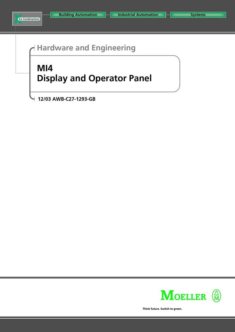 Moeller MI4 User manual