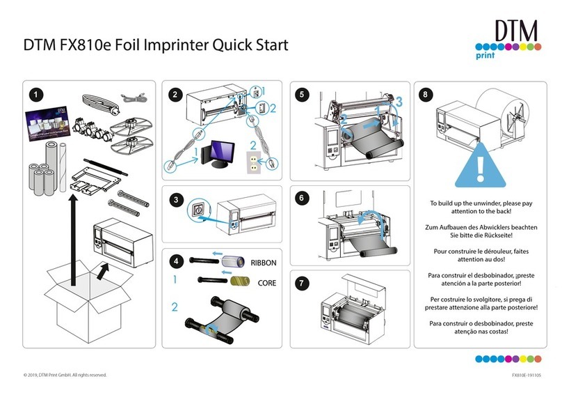 DTM Print FX810e quick start