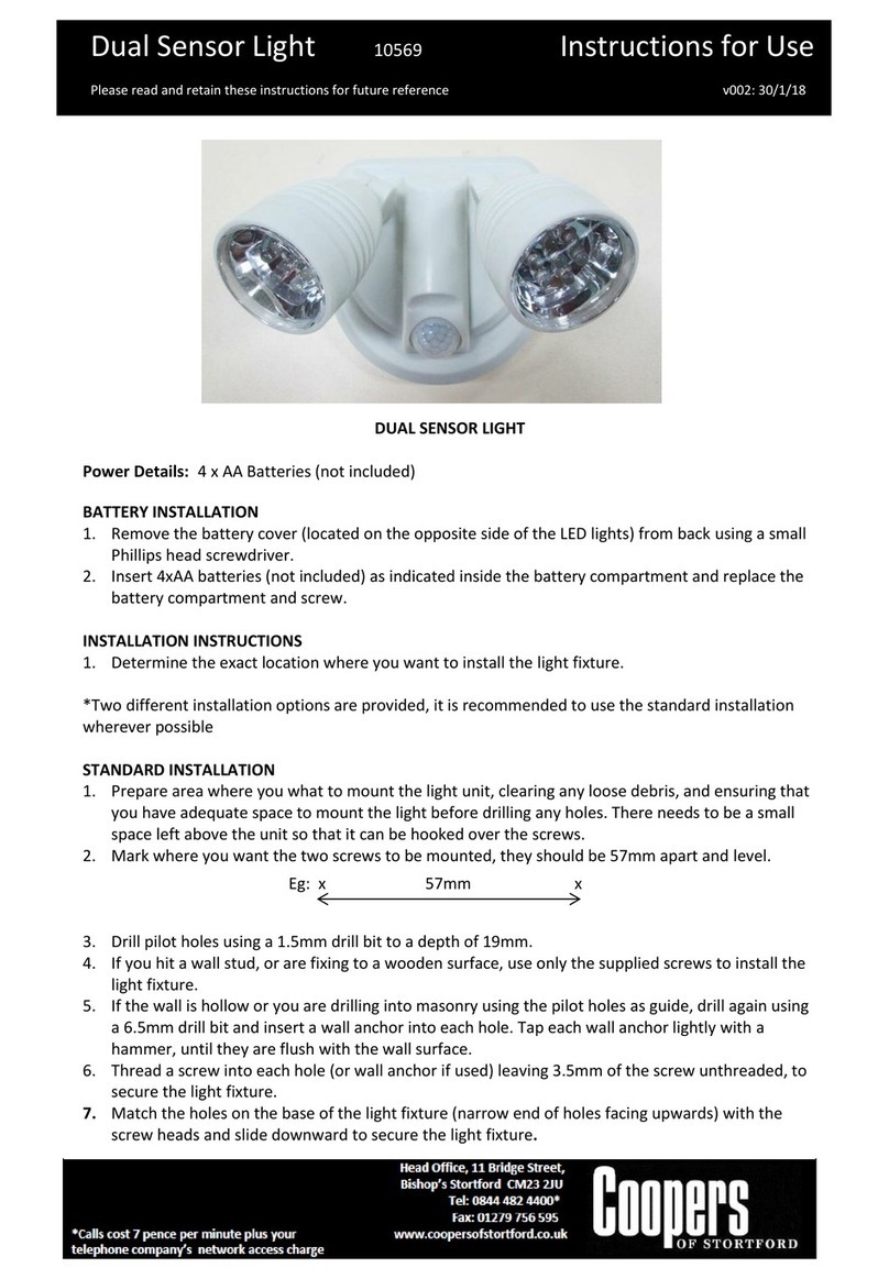 Coopers 10569 Instructions for use