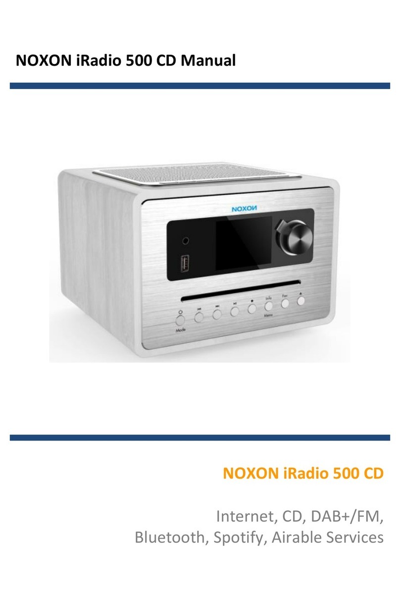 Noxon iRadio 500 CD manual