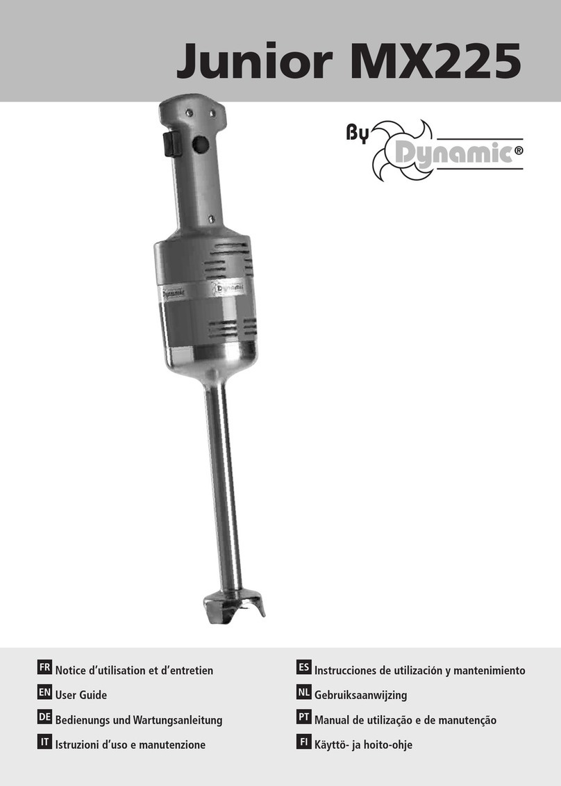 Dynamic Junior MX225 User manual
