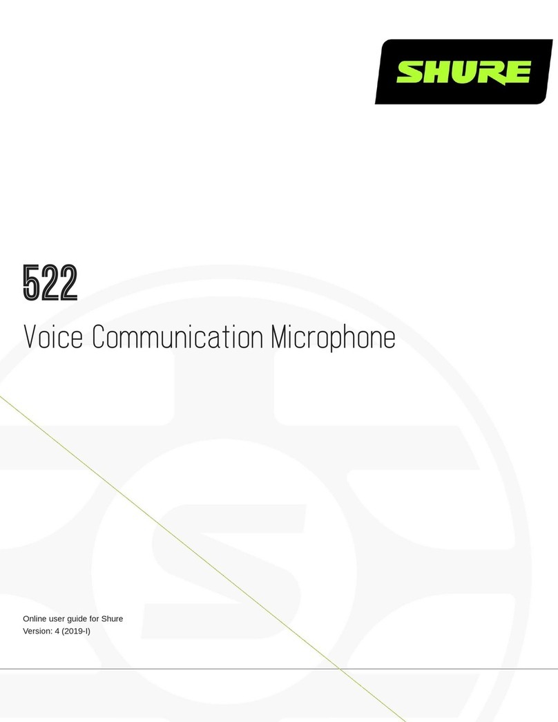 Shure 522 user guide