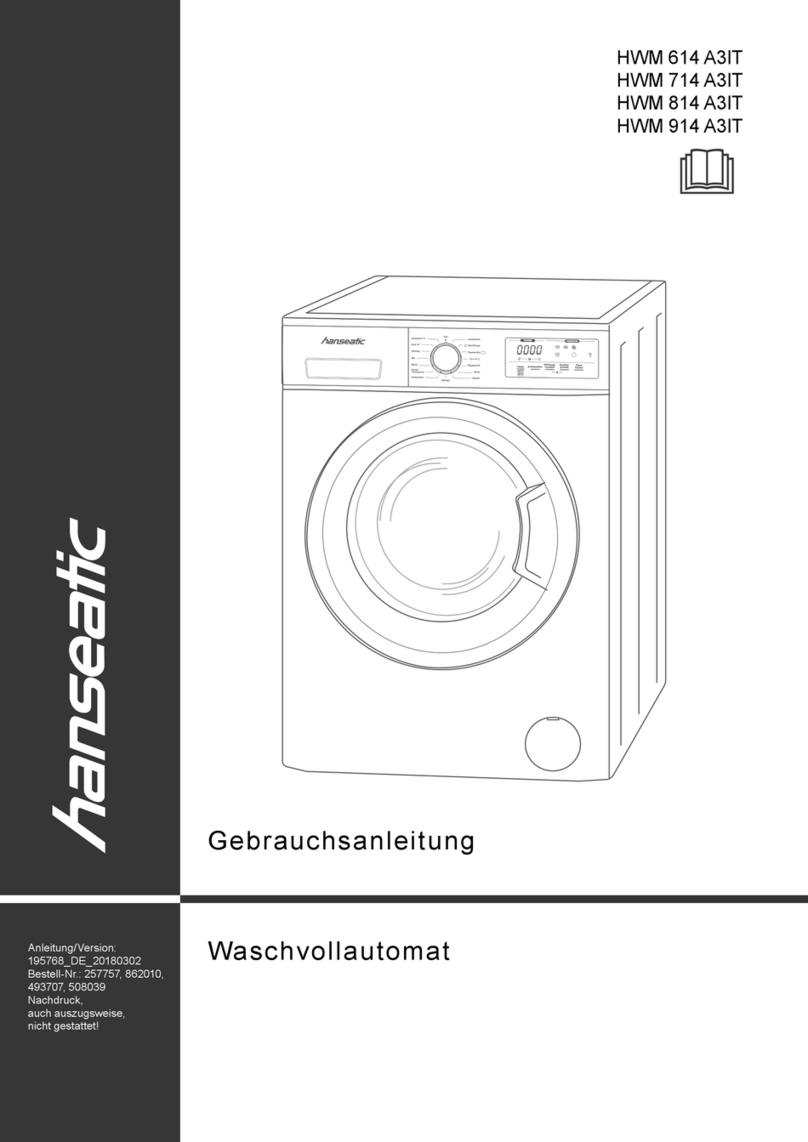 Hanseatic HWM 614 A3IT user manual