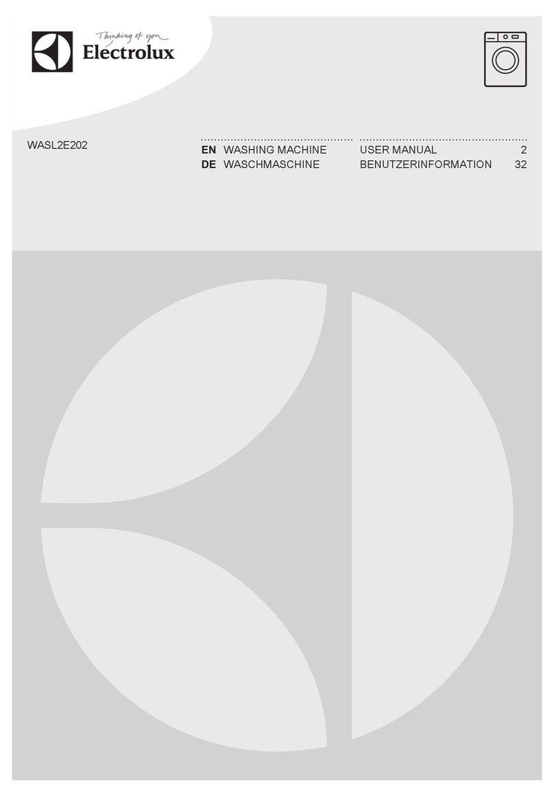 Electrolux WASL2E202 User manual