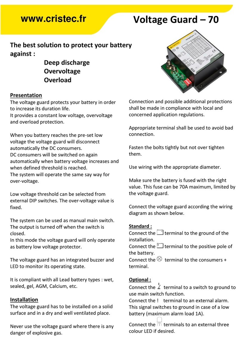 Cristec Voltage Guard-70 manual