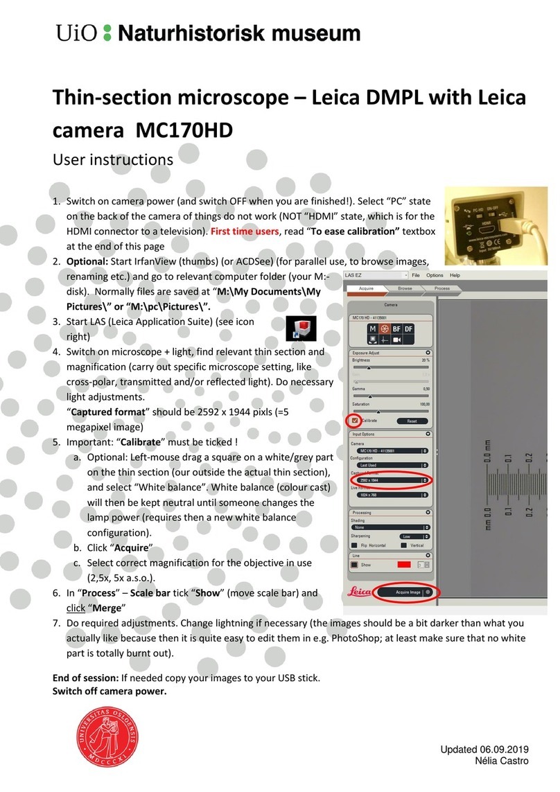 Leica DMPL User manual