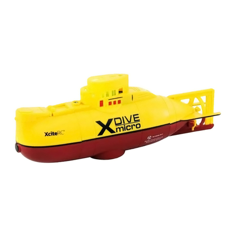 XciteRC X-Dive micro U-Boot yellow User manual