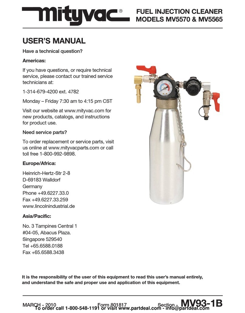 Mityvac MV5570 user manual