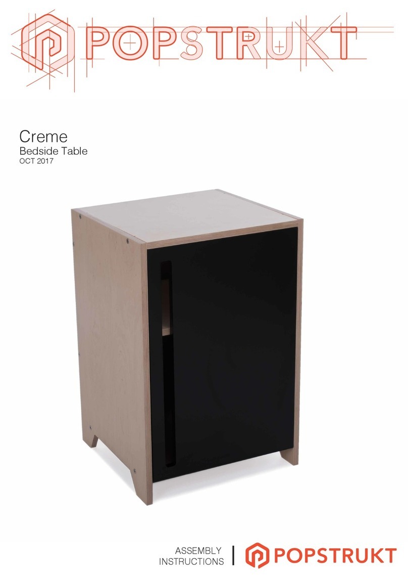 popstrukt Creme Media Unit User manual popstrukt Creme Media Unit User manual
