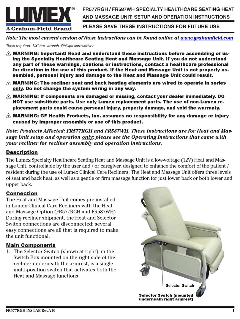 Graham Field LUMEX FR577RGH Manual instruction