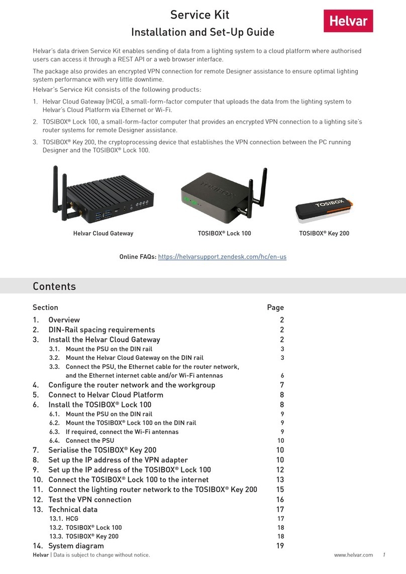 HELVAR PSU 12 V 30 W Installation and setup guide