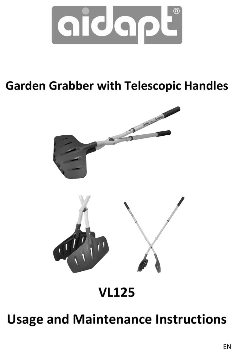 aidapt VL125 Usage and maintenance instructions