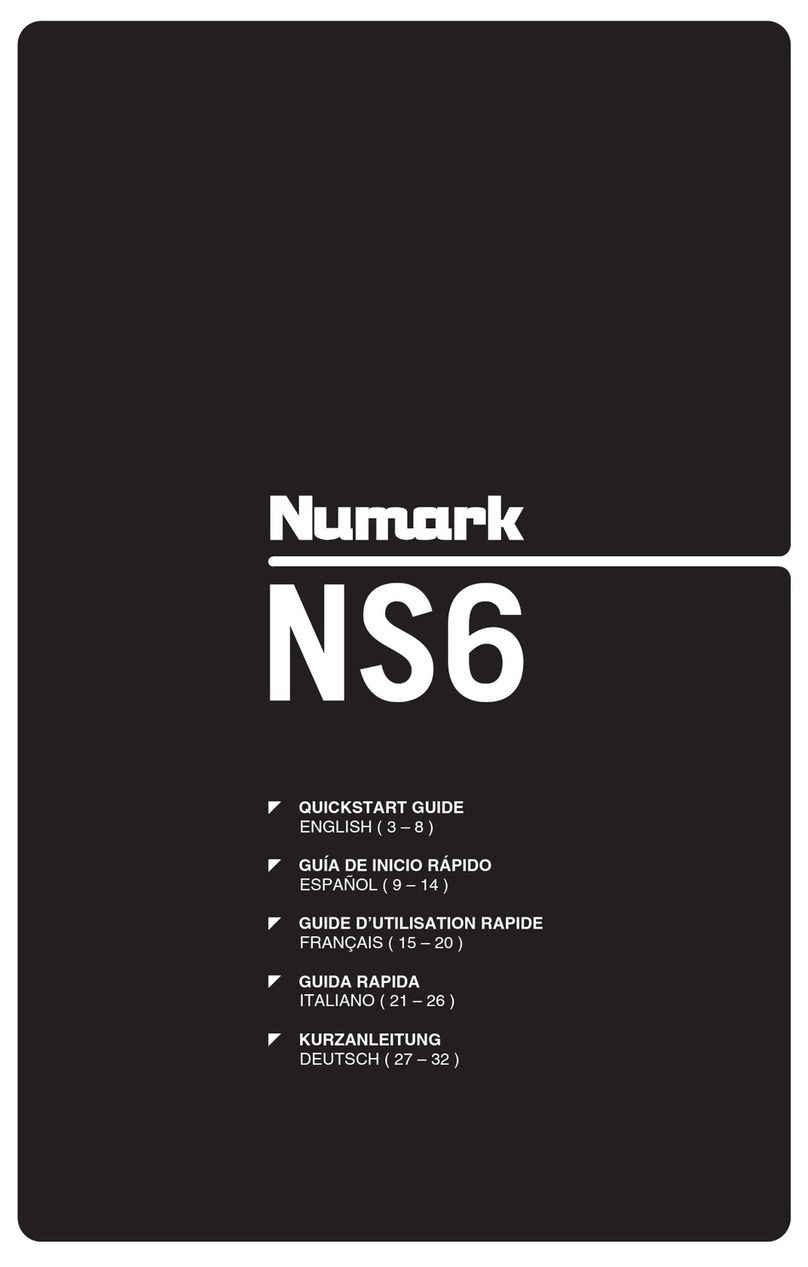 Numark NS6 User manual