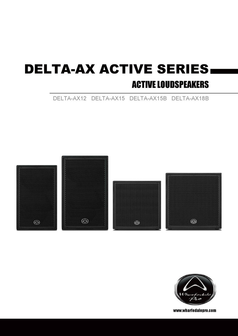 Wharfedale Pro DELTA-AX ACTIVE Series manual