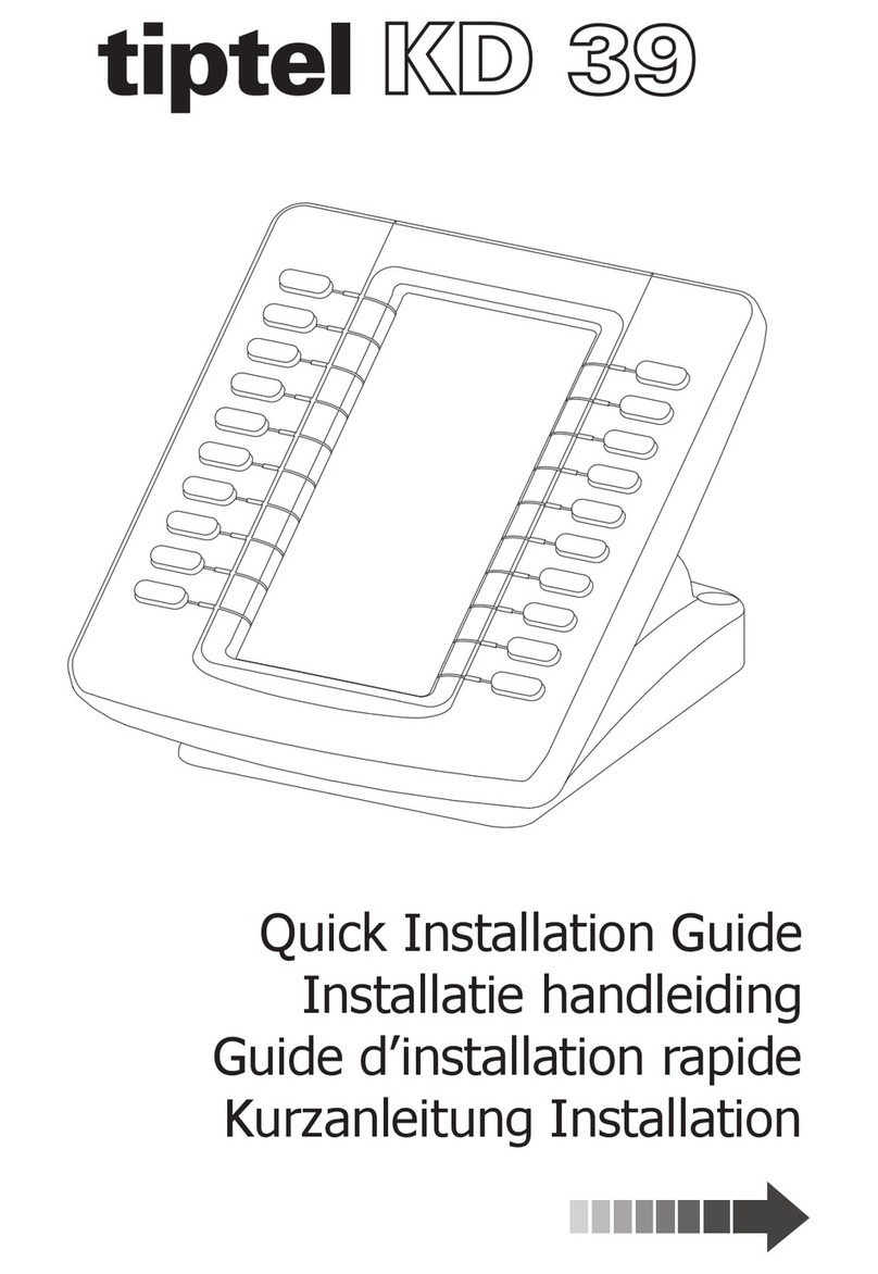 TIPTEL KD 39 Quick installation guide
