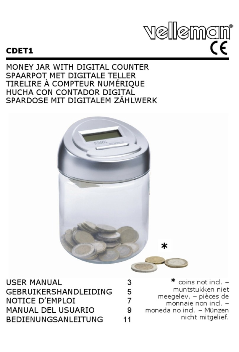 Velleman CDET1 user manual