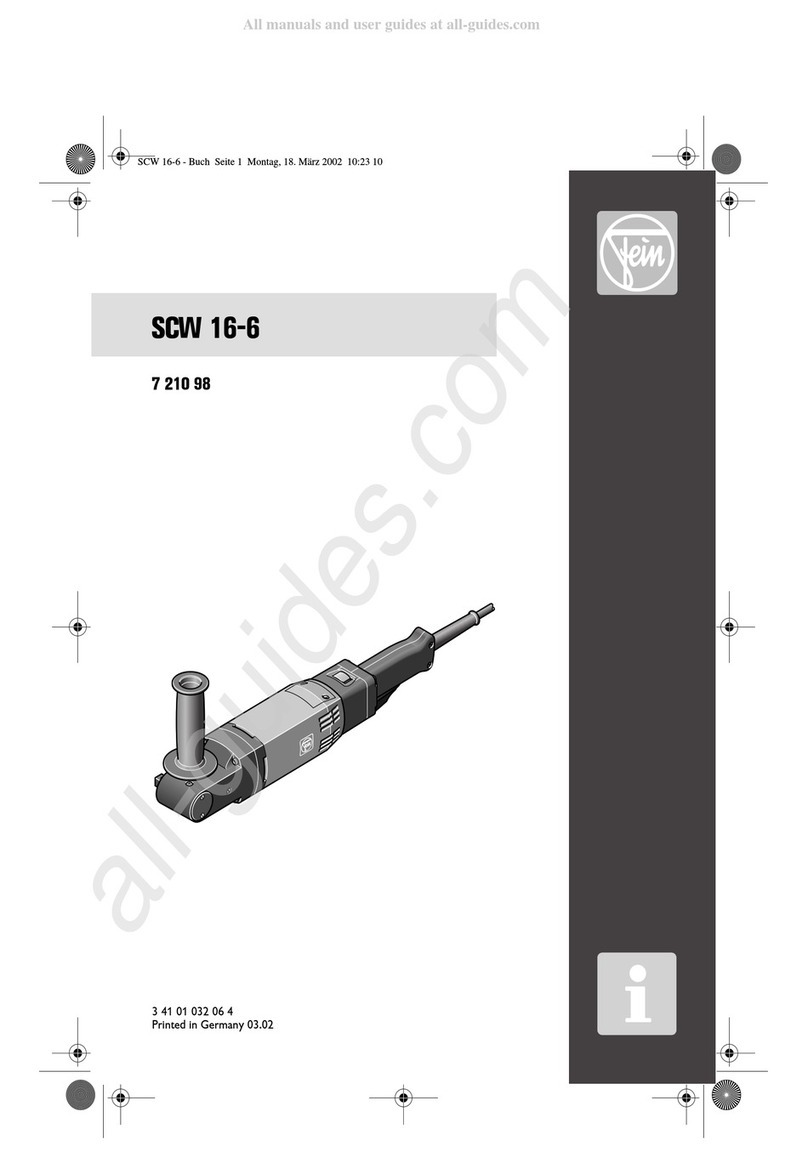Fein SCW 16-6 User manual