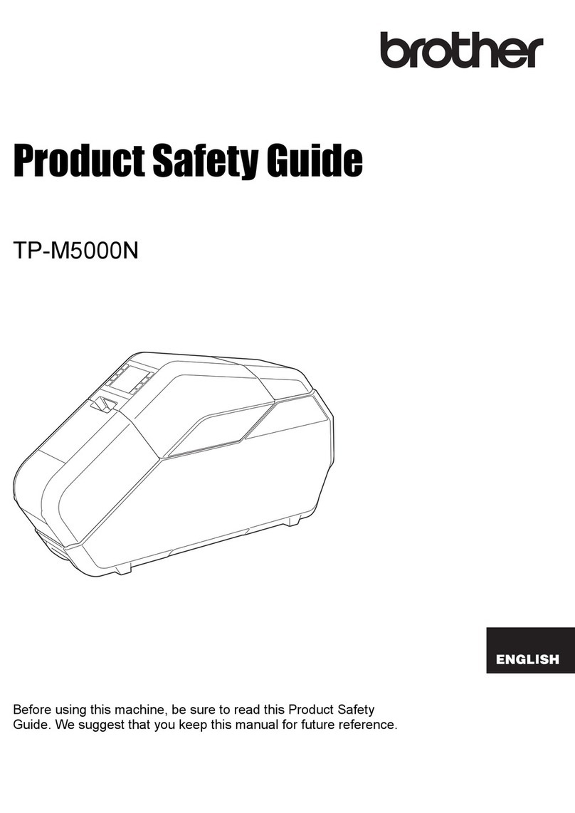 Brother TP-M5000N Operating manual