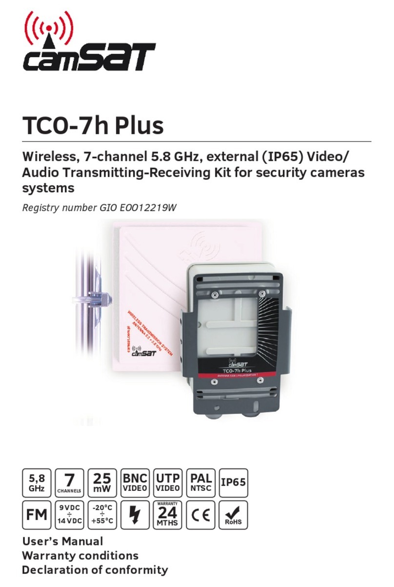 Camsat TCO-7h Plus user manual