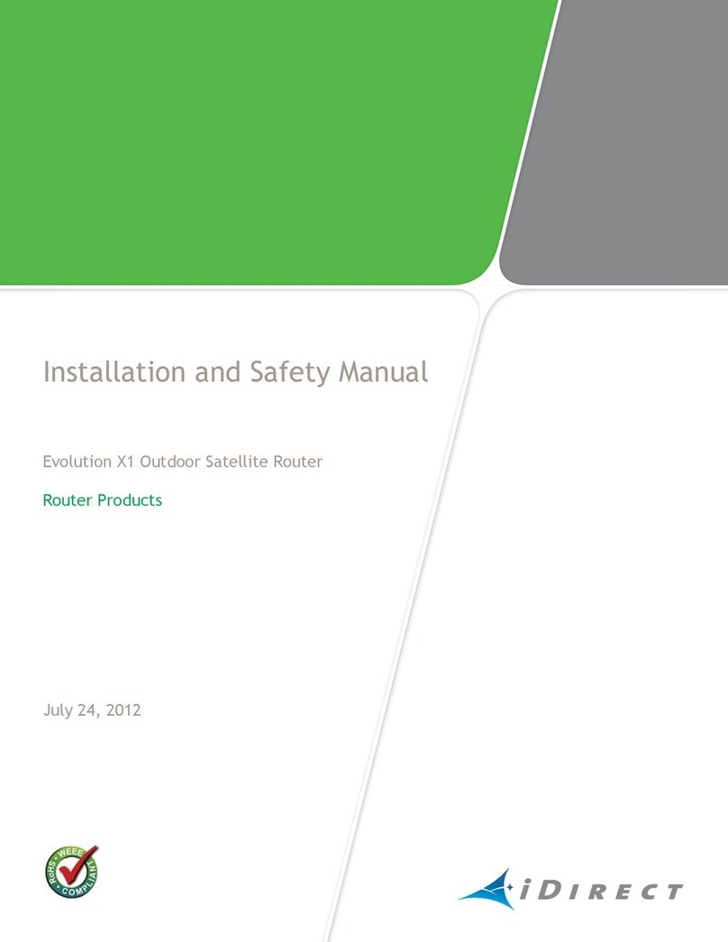 iDirect Evolution X1 Installation and safety manual