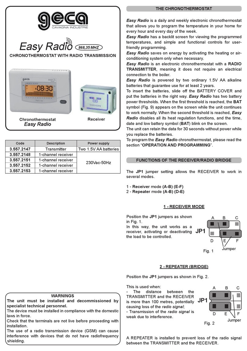 Geca Easy Radio manual