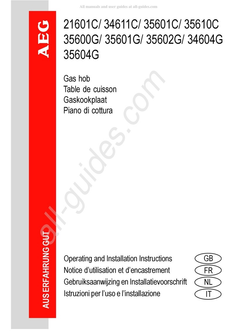 AEG 21601C User manual