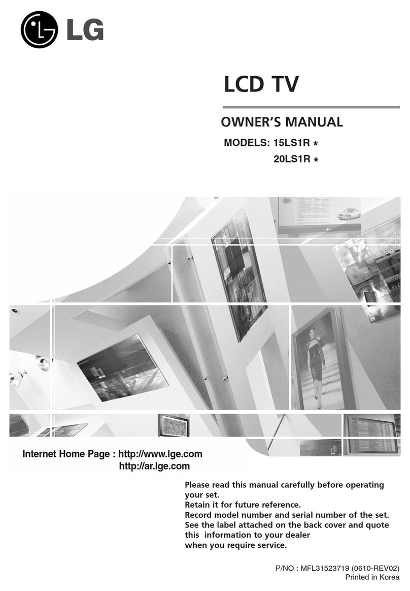 LG 15LS1R SERIES owner's manual