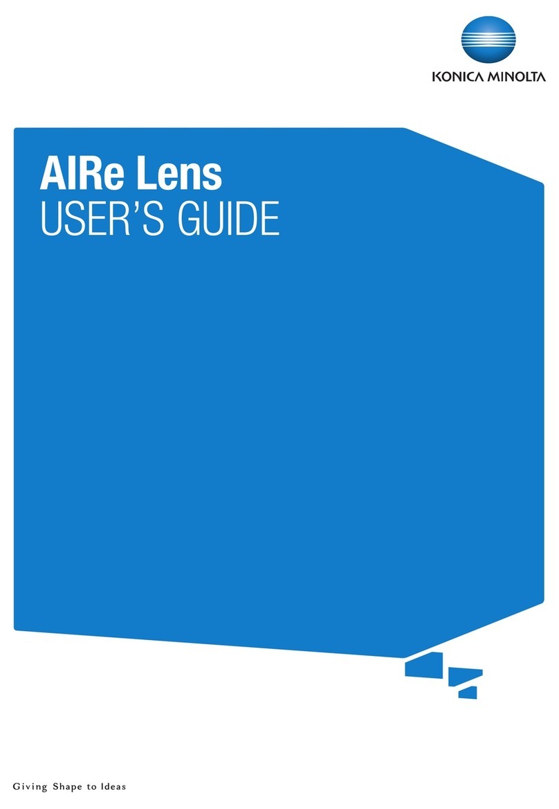 Konica Minolta AIRe Lens User manual