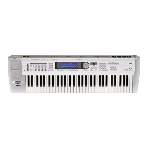 Korg TRITON Le User manual Korg TRITON Le User manual