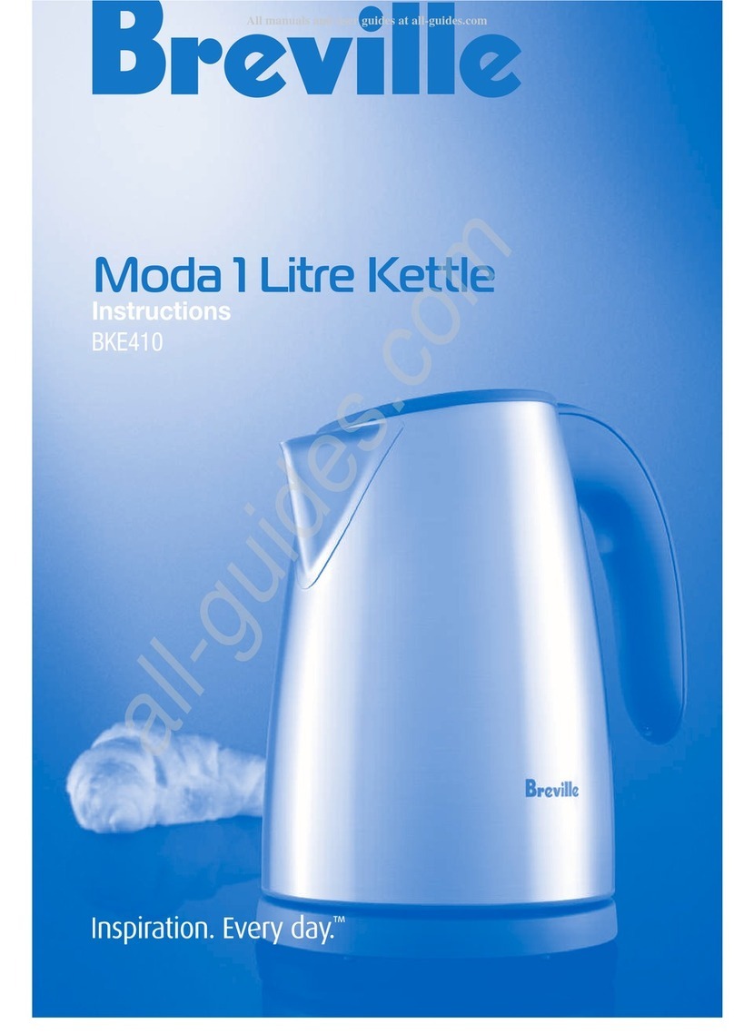 Breville Moda BKE410 instructions
