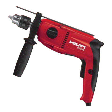 Hilti UH 650 User manual Hilti UH 650 User manual