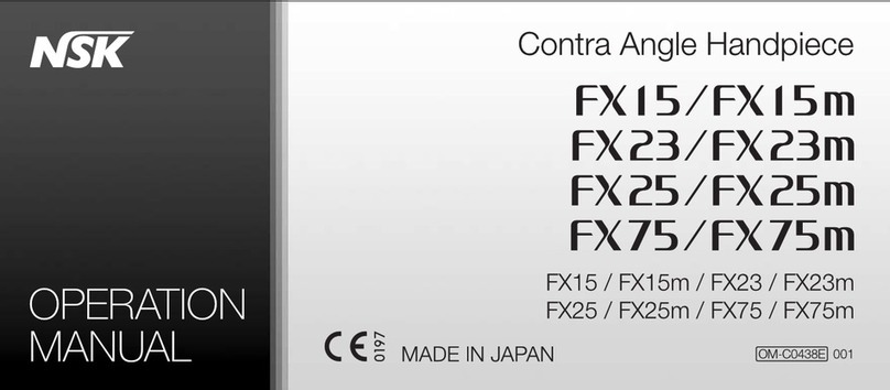 NSK FX15 User manual
