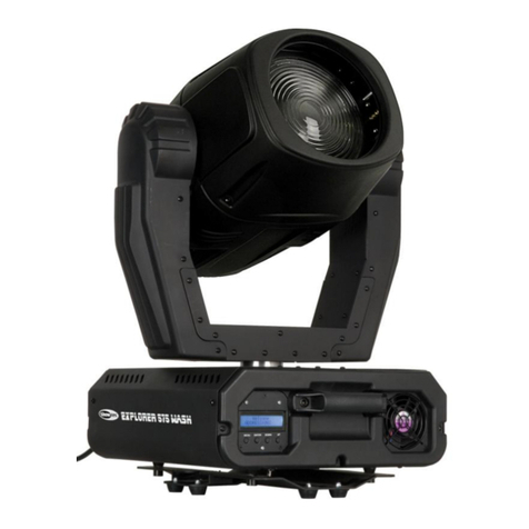 Show Tec Explorer 575 Wash MKII User manual