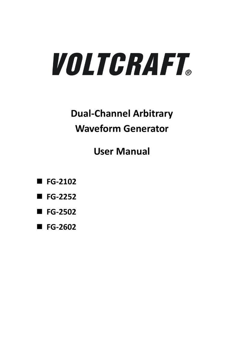 VOLTCRAFT FG-2102 user manual