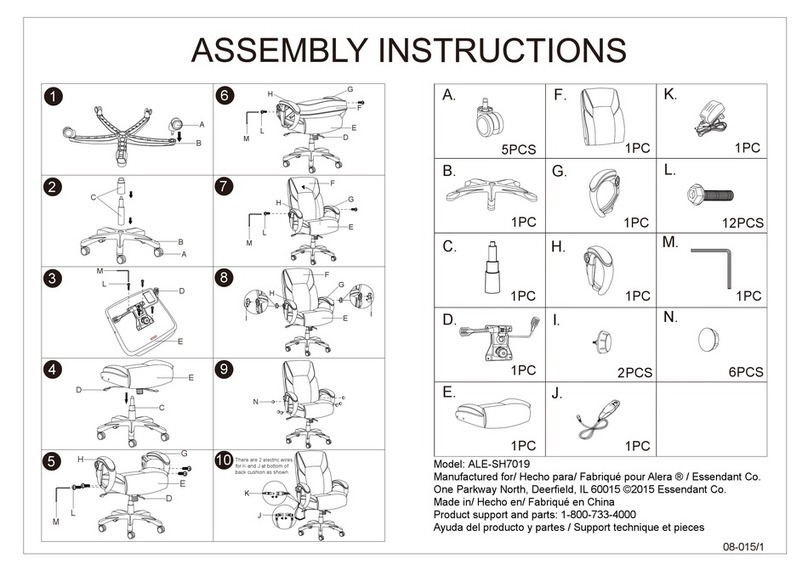 Alera ALE-SH7019 User manual