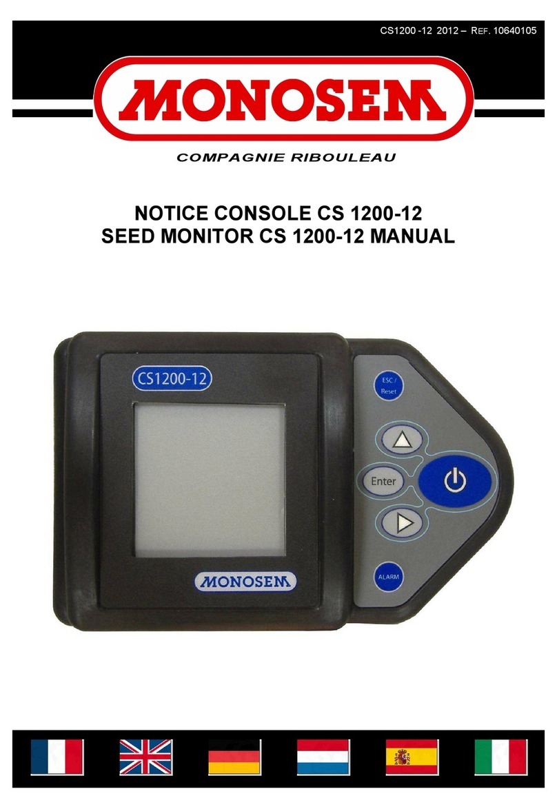 Monosem CS 1200-12 manual