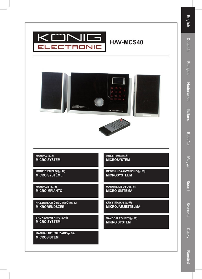 Konig HAV-MCS40 manual