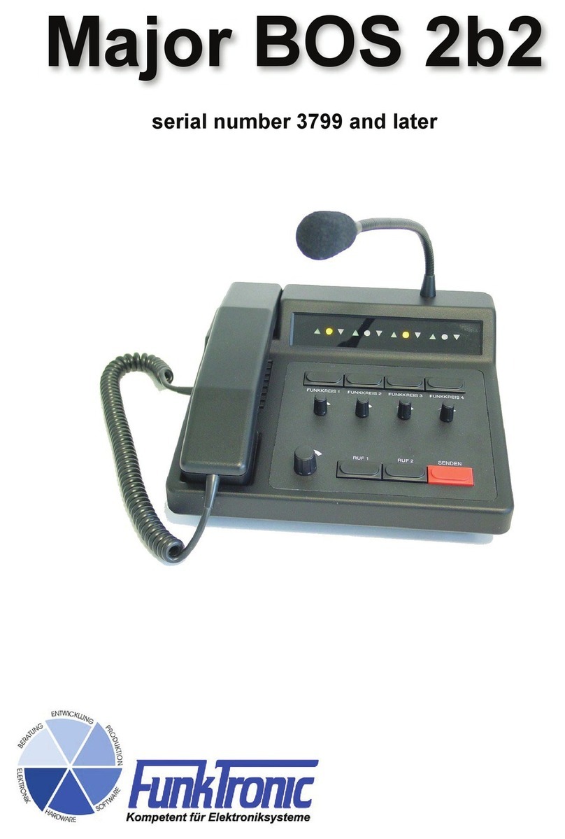 FunkTronic Major BOS 2b2 manual