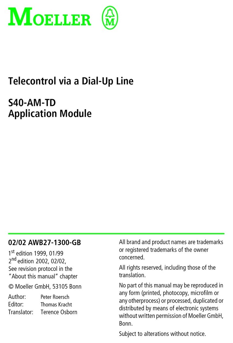 Moeller S40-AM-TD manual