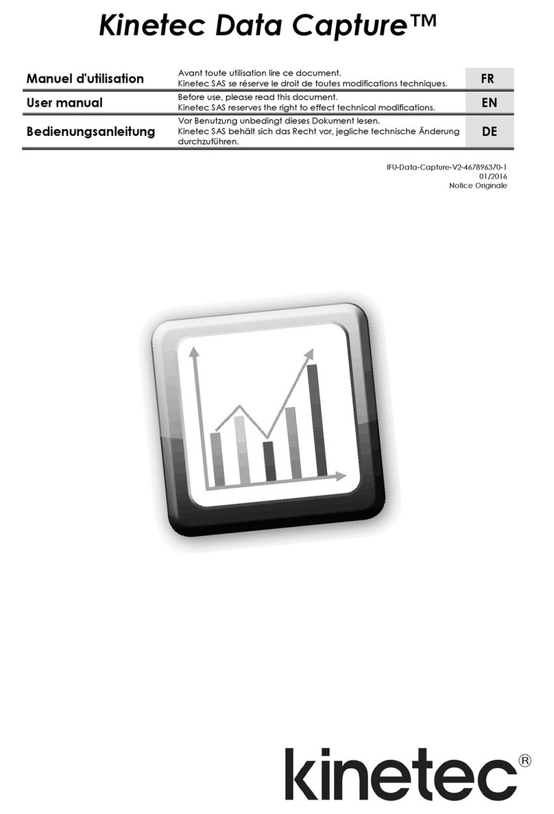 Kinetec Data Capture user manual