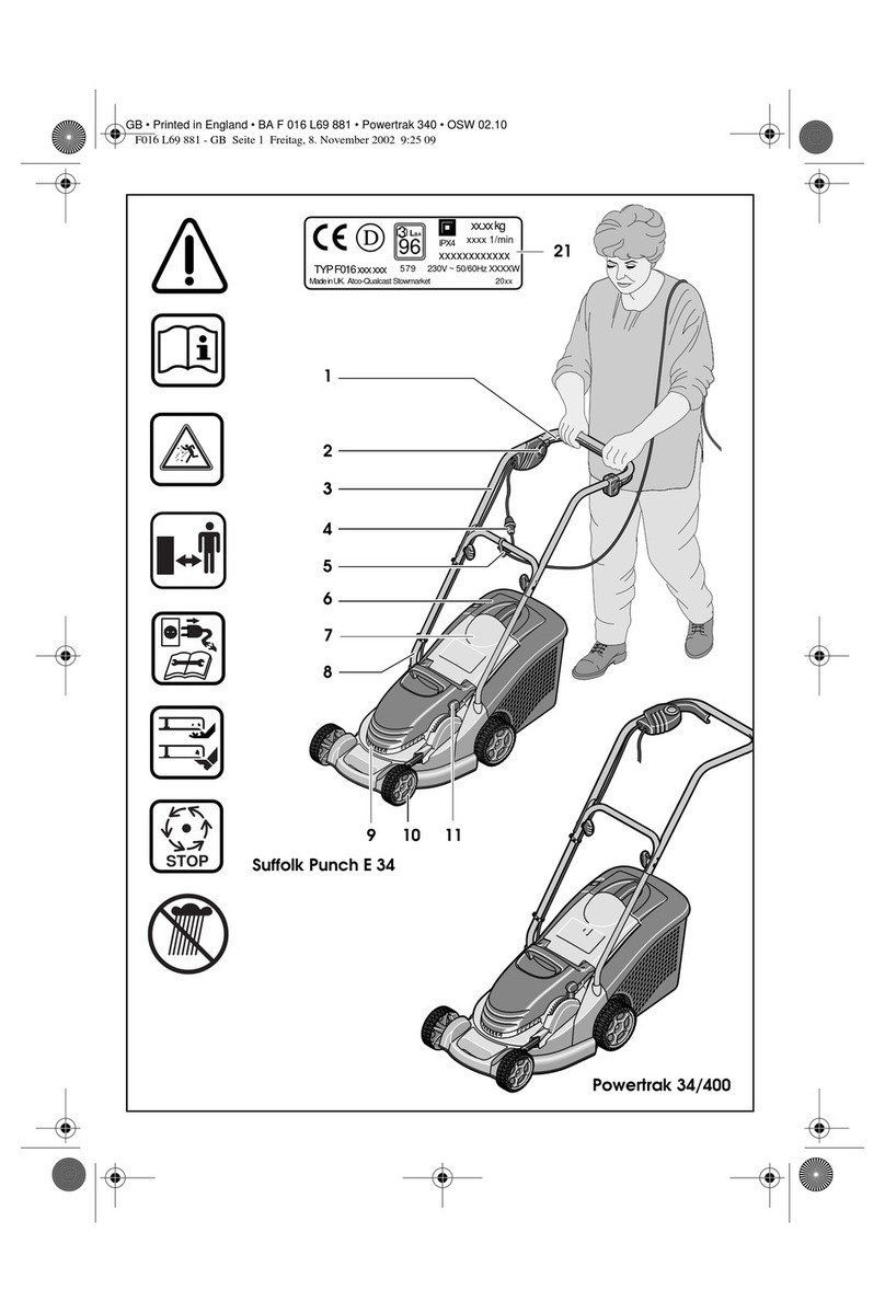Qualcast Power-Trak 34 instruction manual