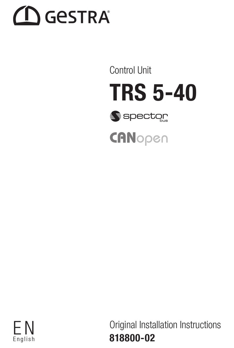 GESTRA TRS 5-40 Original Installation Instructions