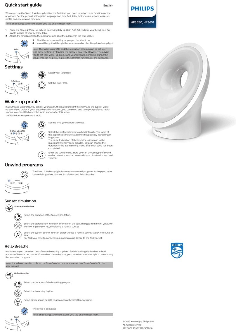 Philips HF3650 User manual Philips HF3650 User manual