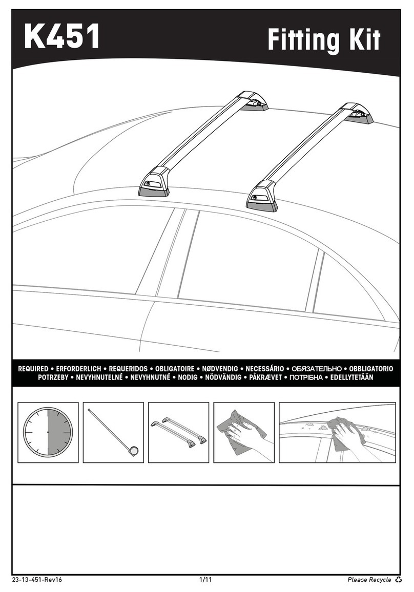 Yakima K451 User manual Yakima K451 User manual