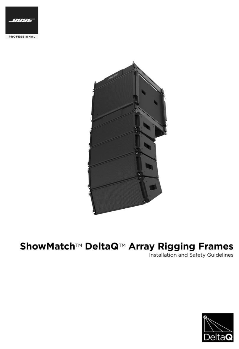 Bose ShowMatch DeltaQ SMAF Instruction Manual Bose ShowMatch DeltaQ SMAF Instruction Manual
