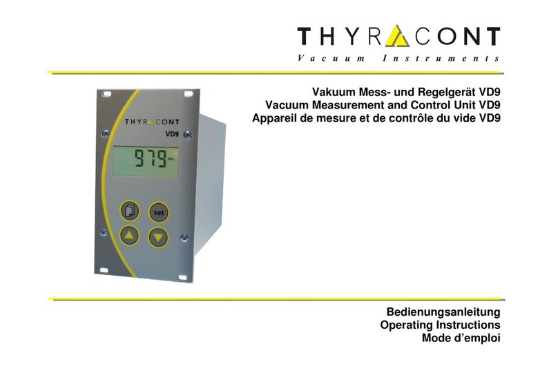 Thyracont VD9 operating instructions
