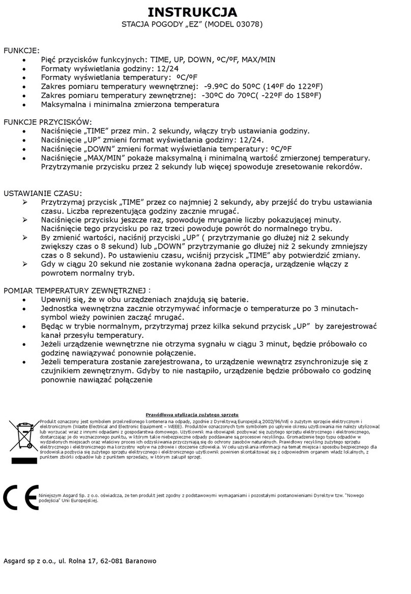 Asgard EZ 03078 User manual