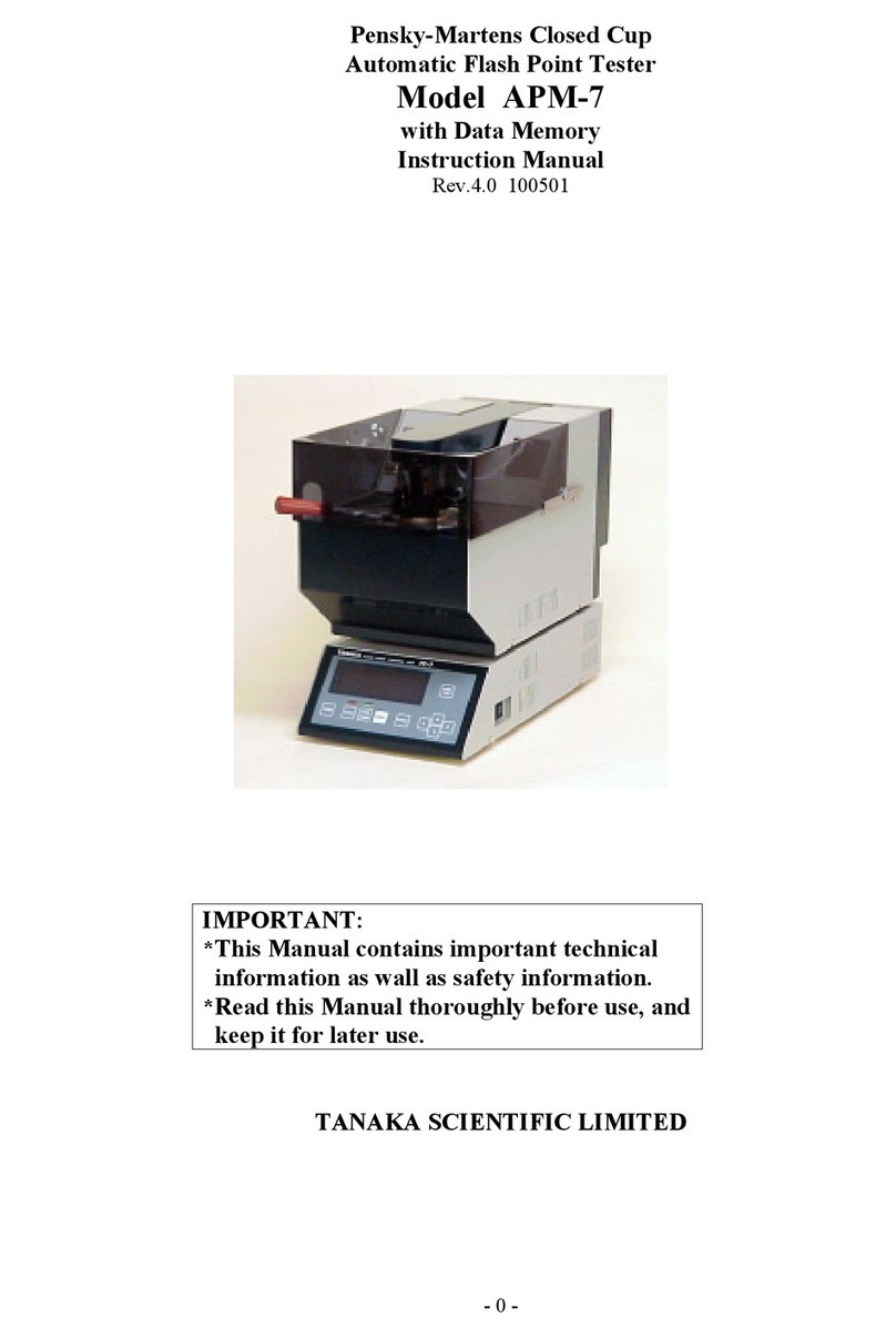 Tanaka APM-7 instruction manual