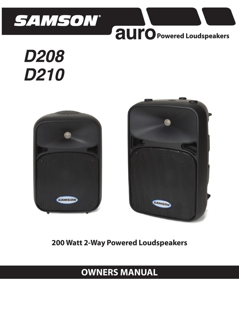 Samson Auro D208 User manual